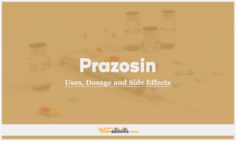 prazosin cat side effects|Prazosin Dose For Dogs & Cats